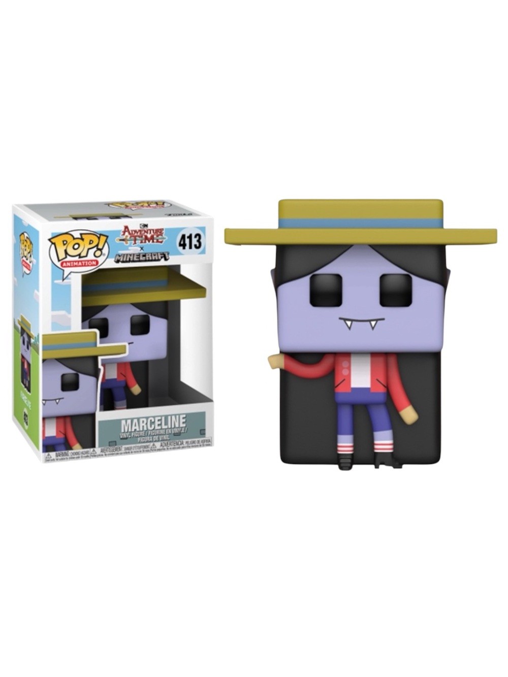 FUNKO POP! 413 MARCELINE (ADVENTURE TIME X MINECRAFT) BNIB
